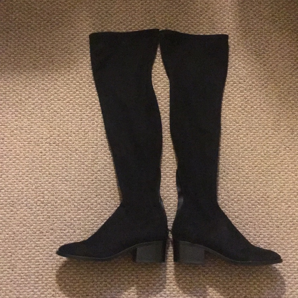 Black Over the Knee Boots (Steve Madden)